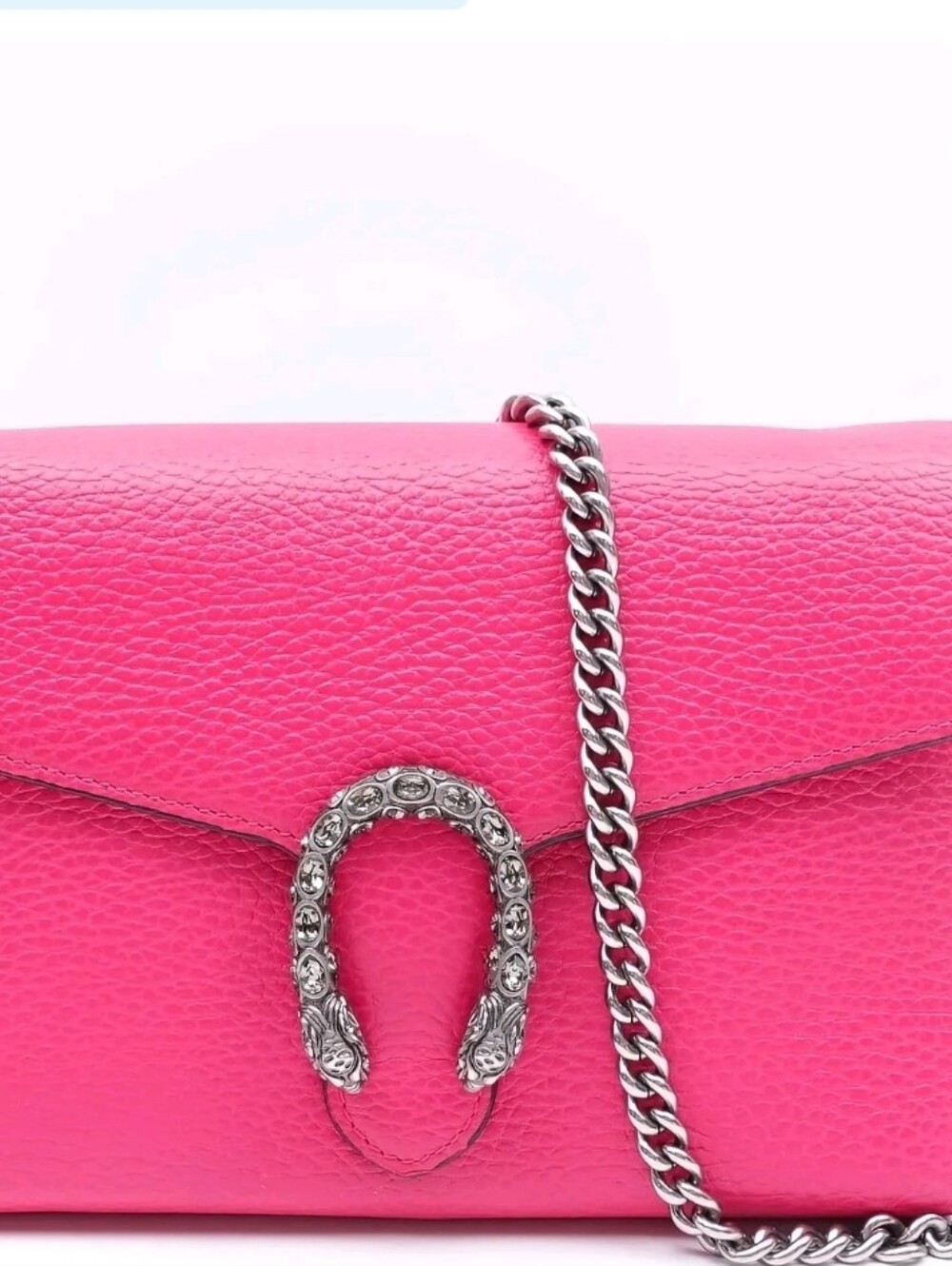 Pre-Owned GUCCI Dionysus Pink Calfskin Shoulder Bag